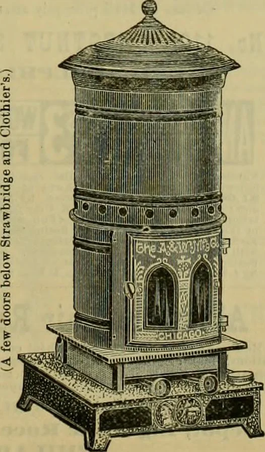 An illustration from Strawbridge & Clothier's quarterly, 1882, leaf 430