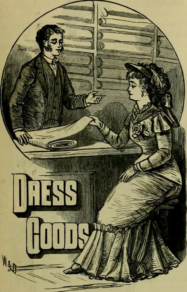An illustration from Strawbridge & Clothier's quarterly, 1882, leaf 44
