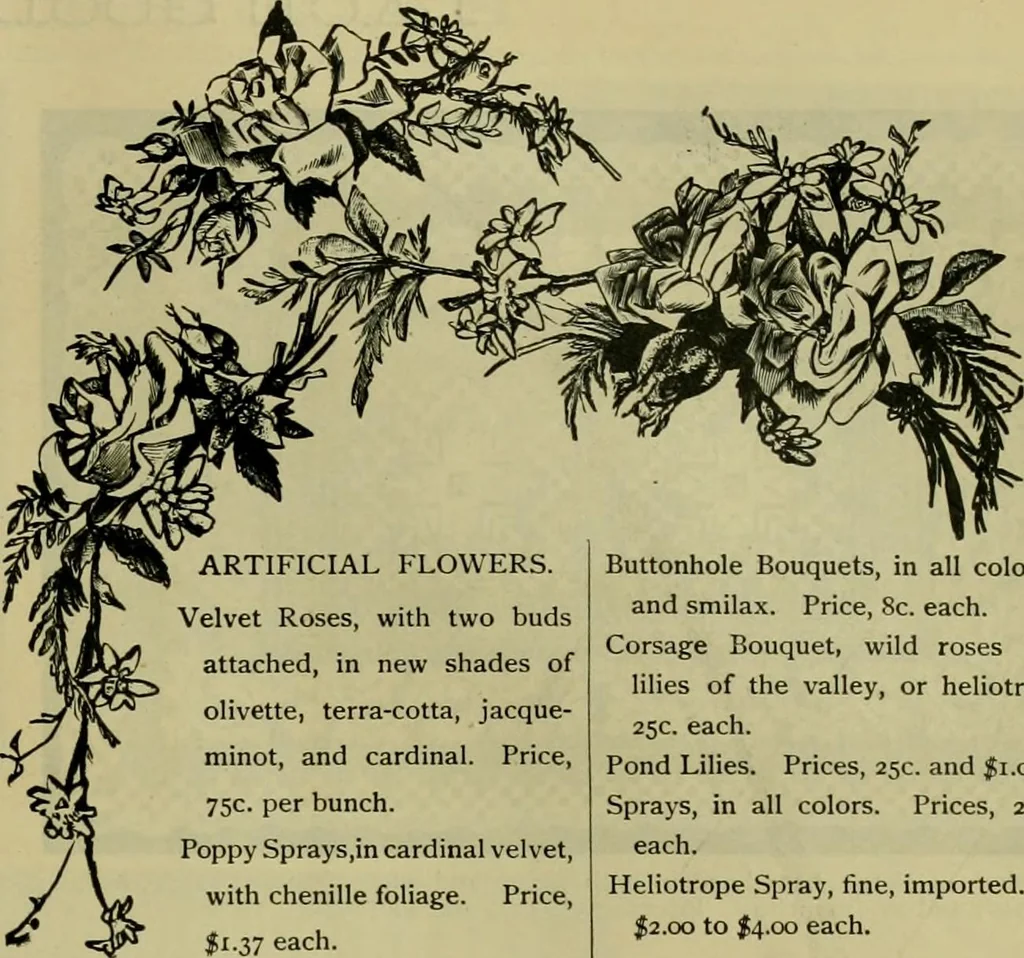 An illustration from Strawbridge & Clothier's quarterly, 1882, leaf 56