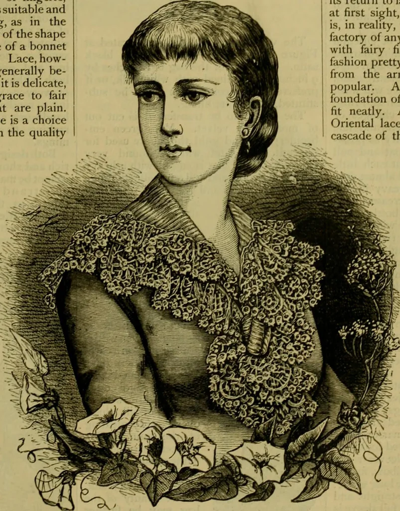 An illustration from Strawbridge & Clothier's quarterly, 1882, leaf 8