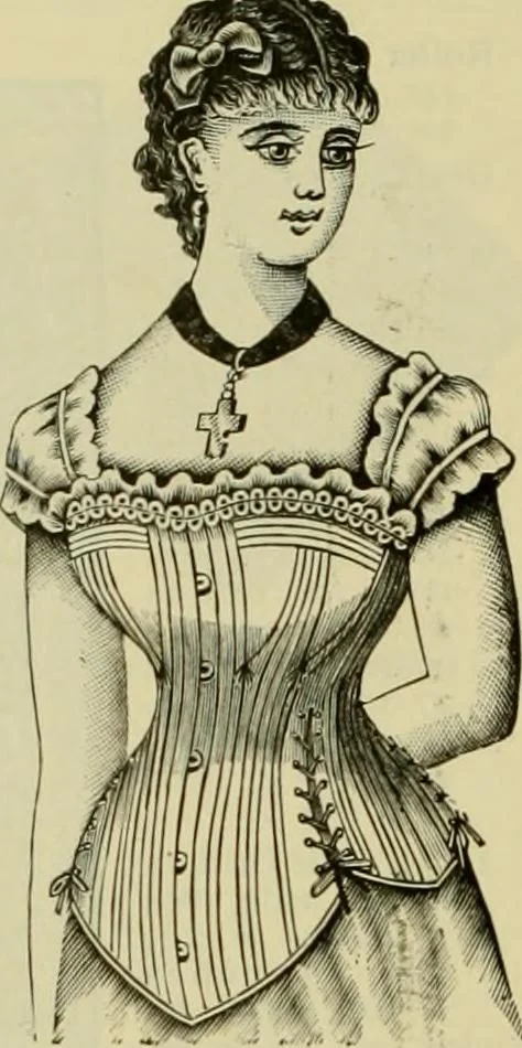 An illustration from Strawbridge & Clothier's quarterly, 1882, leaf 91