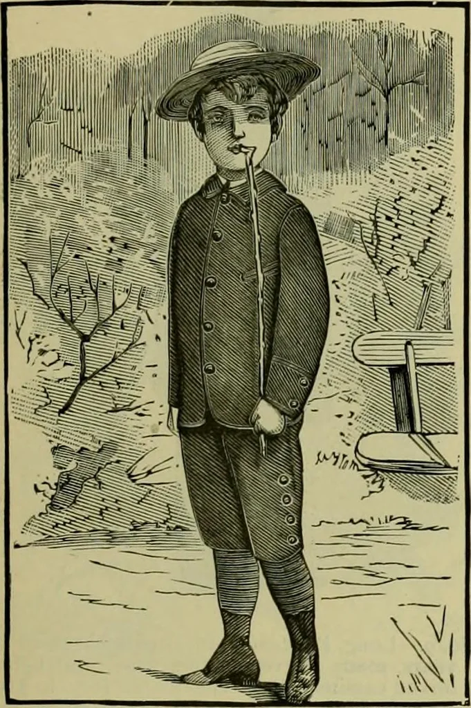An illustration from Strawbridge & Clothier's quarterly, 1882, leaf 98