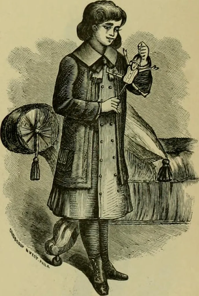 An illustration from Strawbridge & Clothier's quarterly, 1882, leaf 98