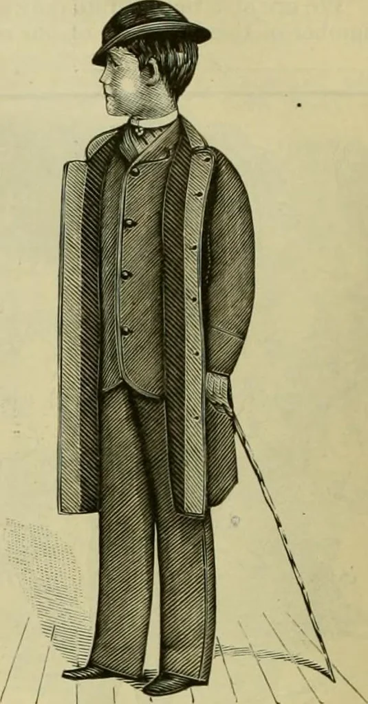 An illustration from Strawbridge & Clothier's quarterly, 1882, leaf 99