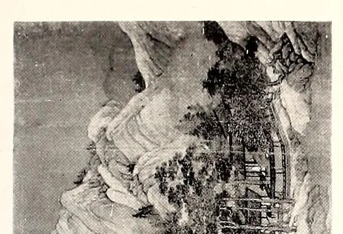 An illustration from Strehlneek Shi shozohin tenkan, leaf 132
