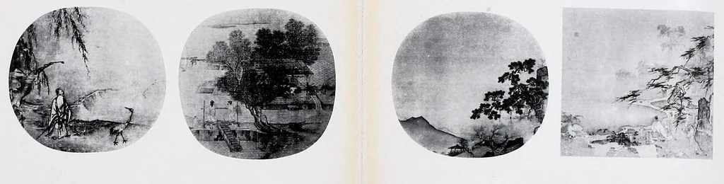 An illustration from Strehlneek Shi shozohin tenkan, leaf 143
