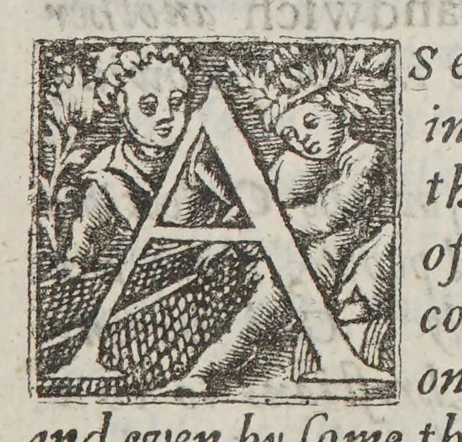 An illustration from Strength out of weaknesse; or A glorious manifestation of the further progresse of the Gospel among the 1ndians [sic] in New-England., 1652, leaf 19