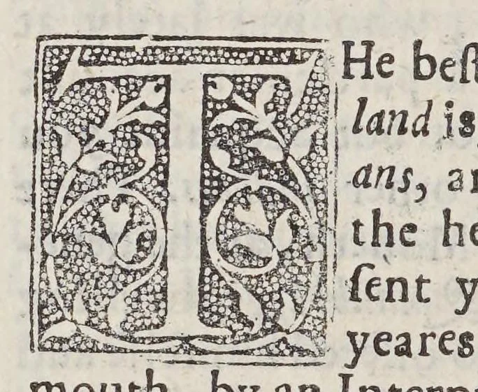 An illustration from Strength out of weaknesse; or A glorious manifestation of the further progresse of the Gospel among the 1ndians [sic] in New-England., 1652, leaf 58
