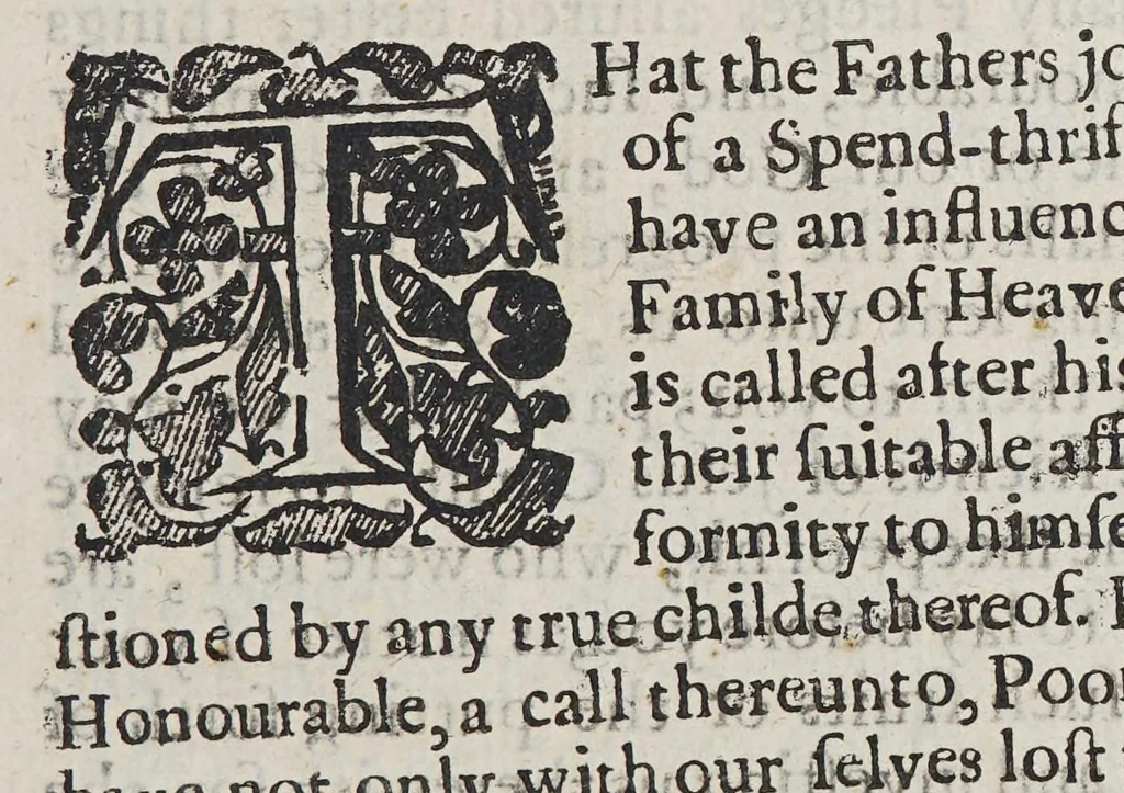 An illustration from Strength out of weaknesse; or A glorious manifestation of the further progresse of the Gospel among the 1ndians [sic] in New-England., 1652, leaf 9