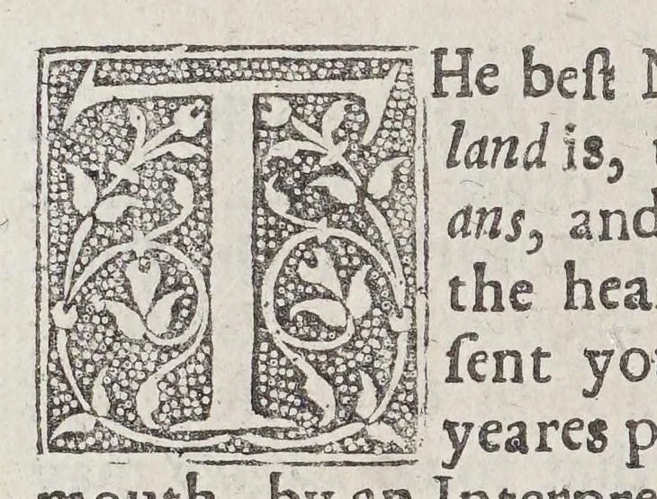An illustration from Strength out of weaknesse; or A glorious manifestation of the further progresse of the Gospel among the 1ndians [sic] in New-England., 1652, leaf 58