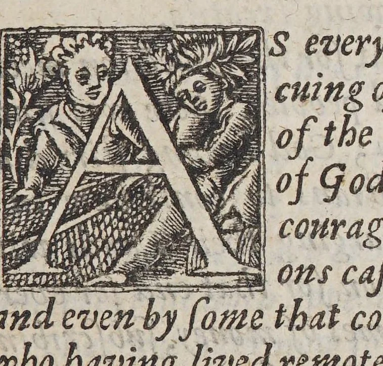 An illustration from Strength out of weaknesse; or A glorious manifestation of the further progresse of the Gospel among the 1ndians [sic] in New-England., 1652, leaf 19
