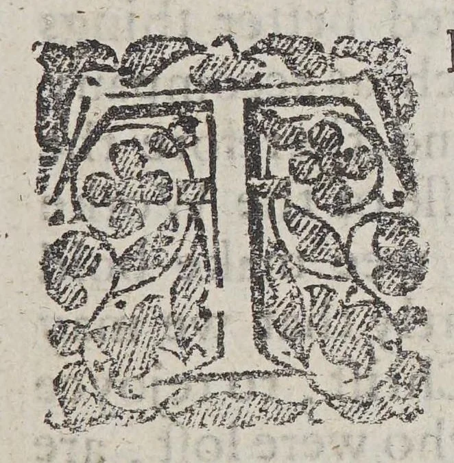 An illustration from Strength out of weaknesse; or A glorious manifestation of the further progresse of the Gospel among the 1ndians [sic] in New-England., 1652, leaf 9