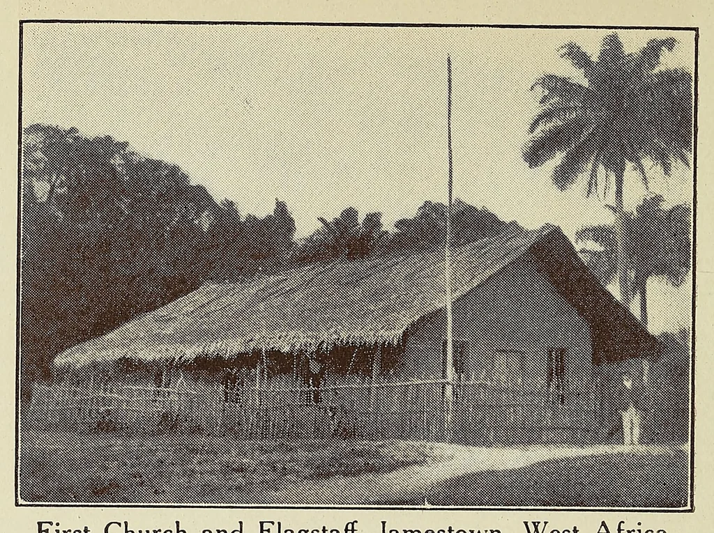 An illustration from Striking stories of African missions, 1896, leaf 40