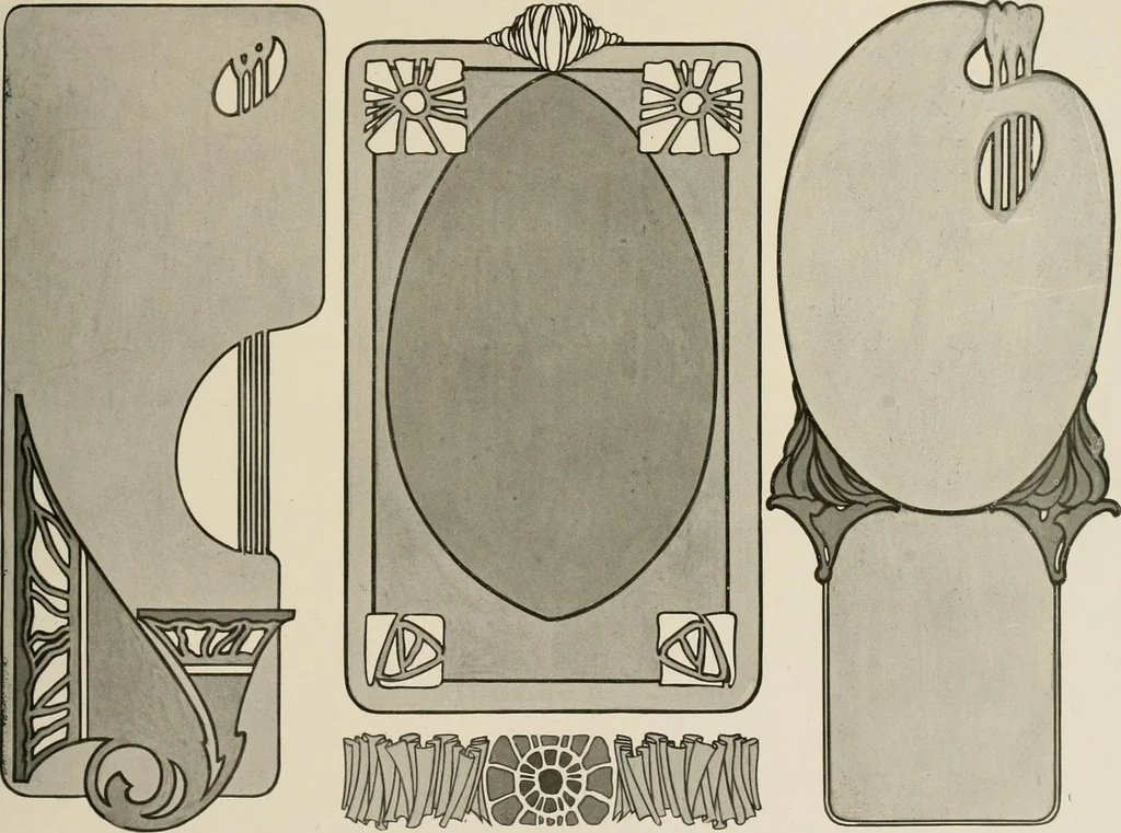 An illustration from Strong's book of designs; a masterpiece of modern ornamental art, 1917, leaf 106