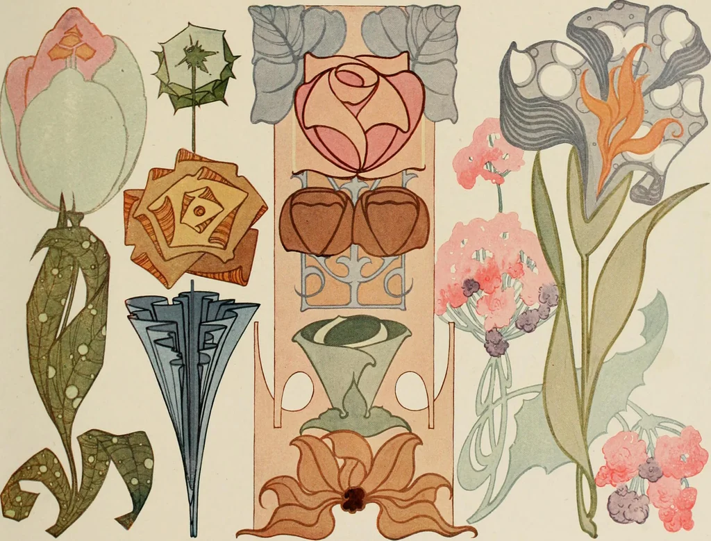 An illustration from Strong's book of designs; a masterpiece of modern ornamental art, 1917, leaf 114