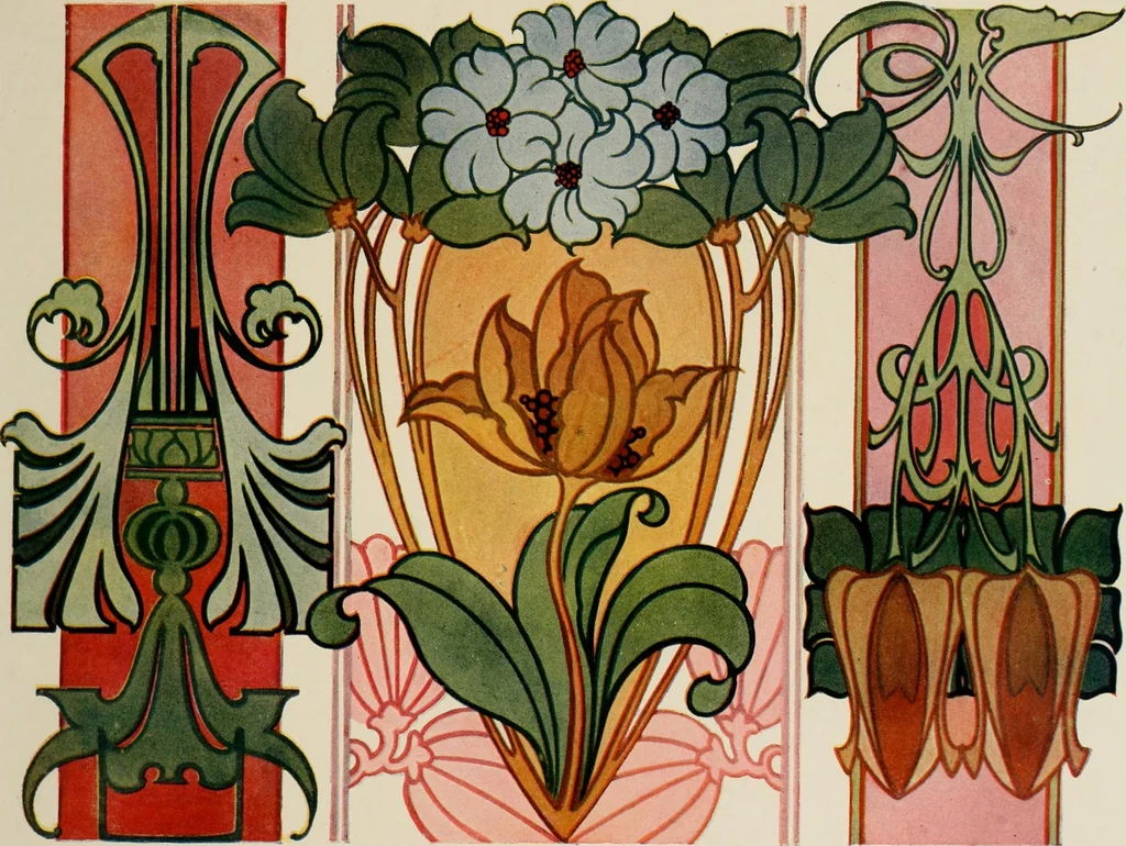 An illustration from Strong's book of designs; a masterpiece of modern ornamental art, 1917, leaf 118