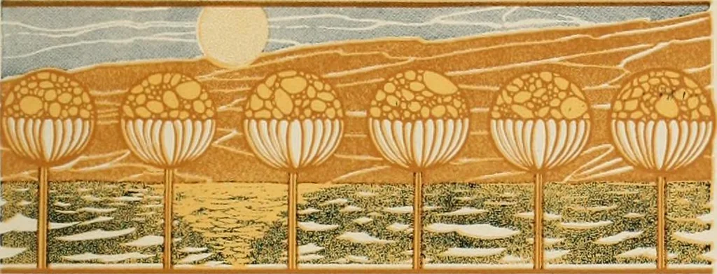 An illustration from Strong's book of designs; a masterpiece of modern ornamental art, 1917, leaf 128