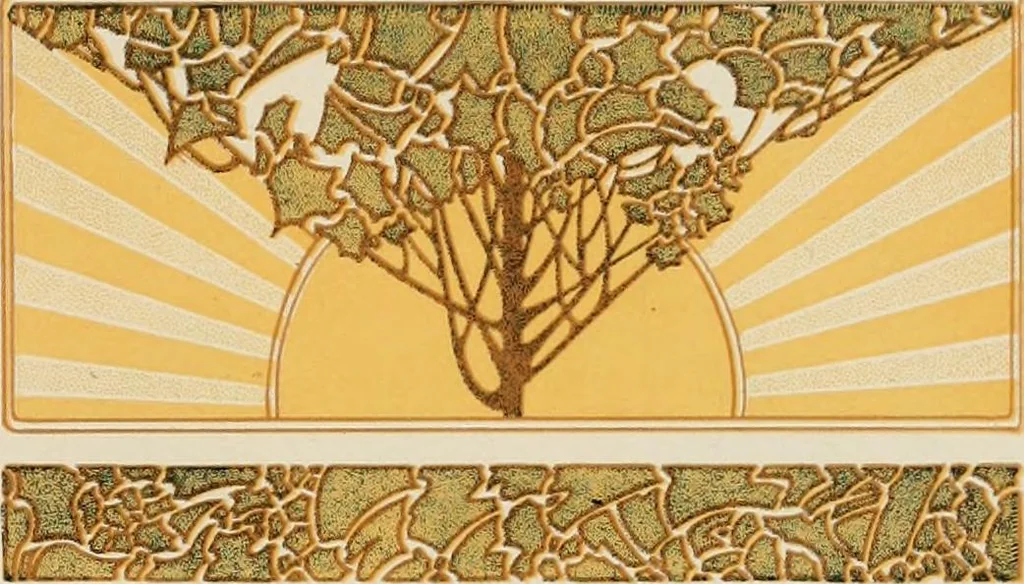 An illustration from Strong's book of designs; a masterpiece of modern ornamental art, 1917, leaf 128