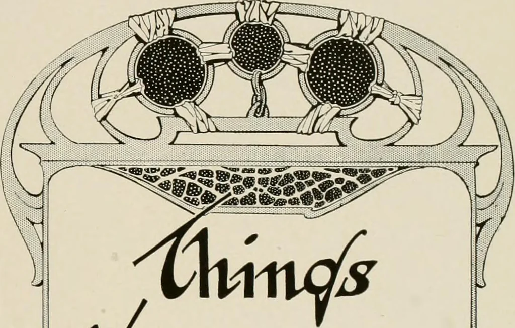 An illustration from Strong's book of designs; a masterpiece of modern ornamental art, 1917, leaf 134