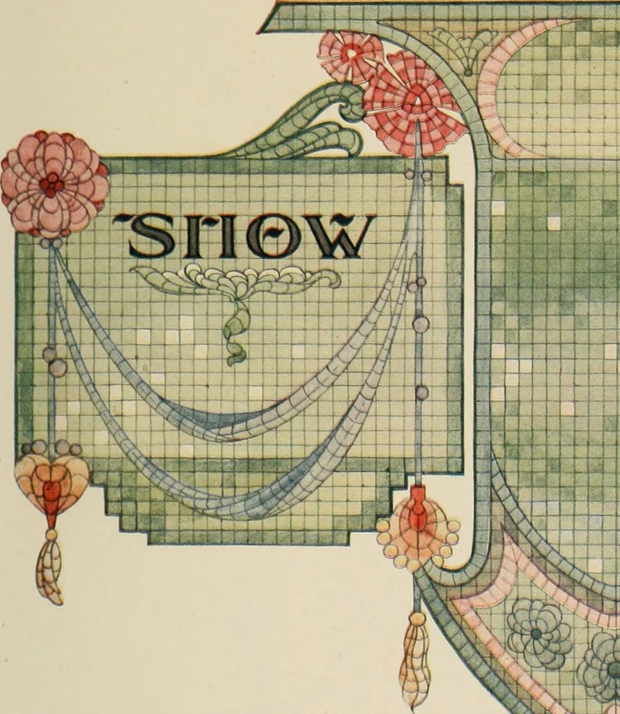 An illustration from Strong's book of designs; a masterpiece of modern ornamental art, 1917, leaf 146