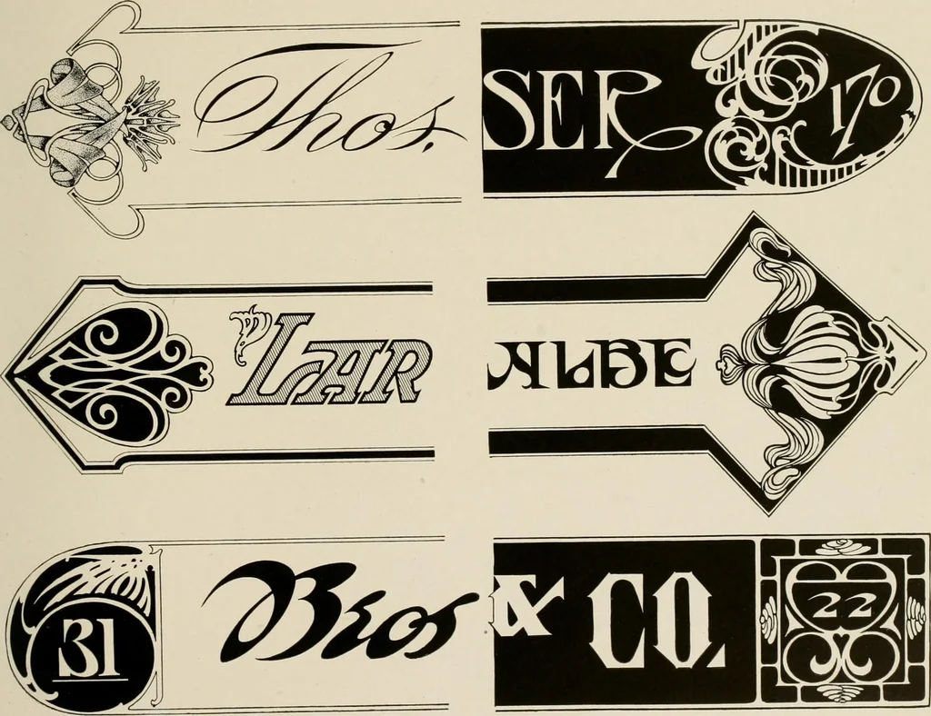 An illustration from Strong's book of designs; a masterpiece of modern ornamental art, 1917, leaf 166