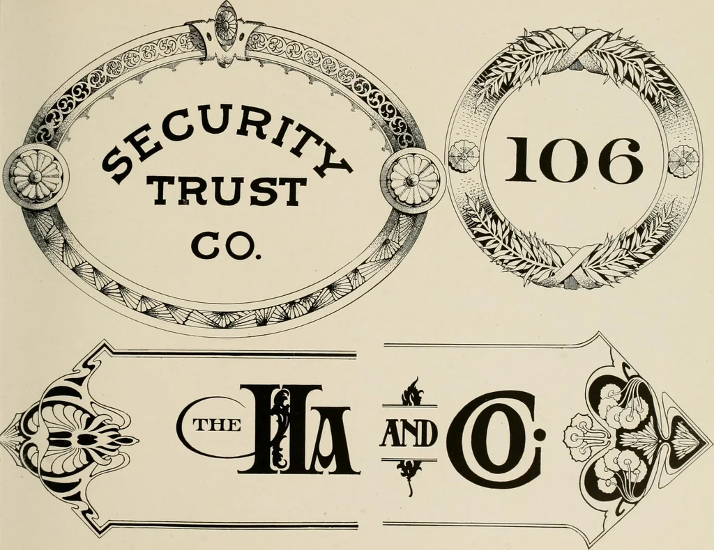An illustration from Strong's book of designs; a masterpiece of modern ornamental art, 1917, leaf 168