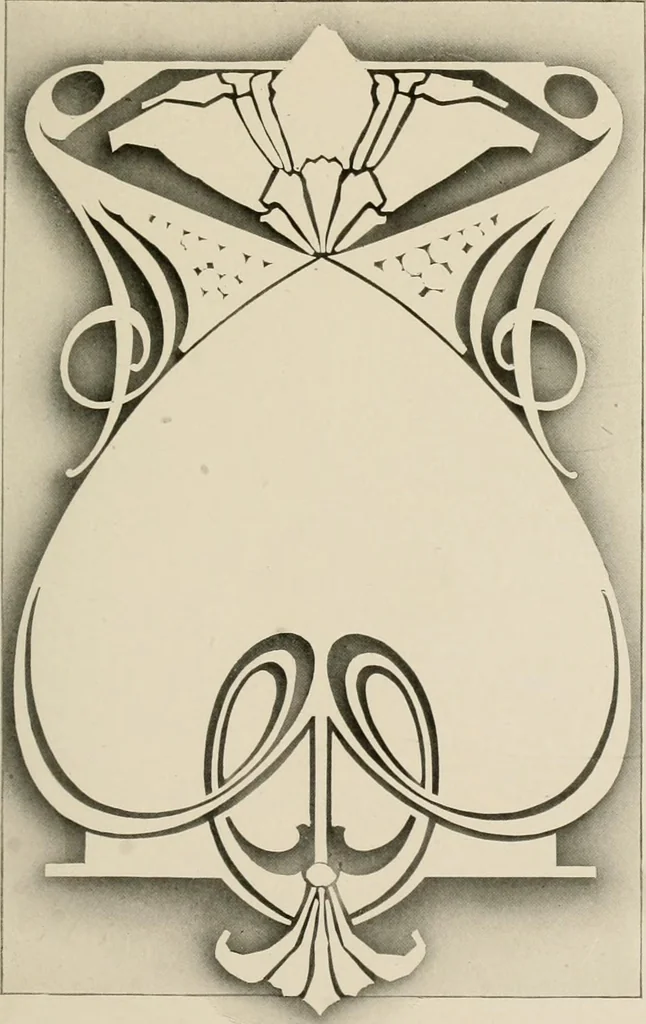 An illustration from Strong's book of designs; a masterpiece of modern ornamental art, 1917, leaf 20