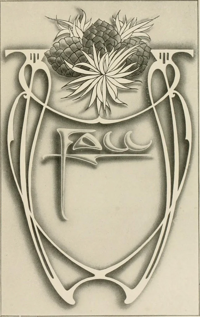 An illustration from Strong's book of designs; a masterpiece of modern ornamental art, 1917, leaf 32