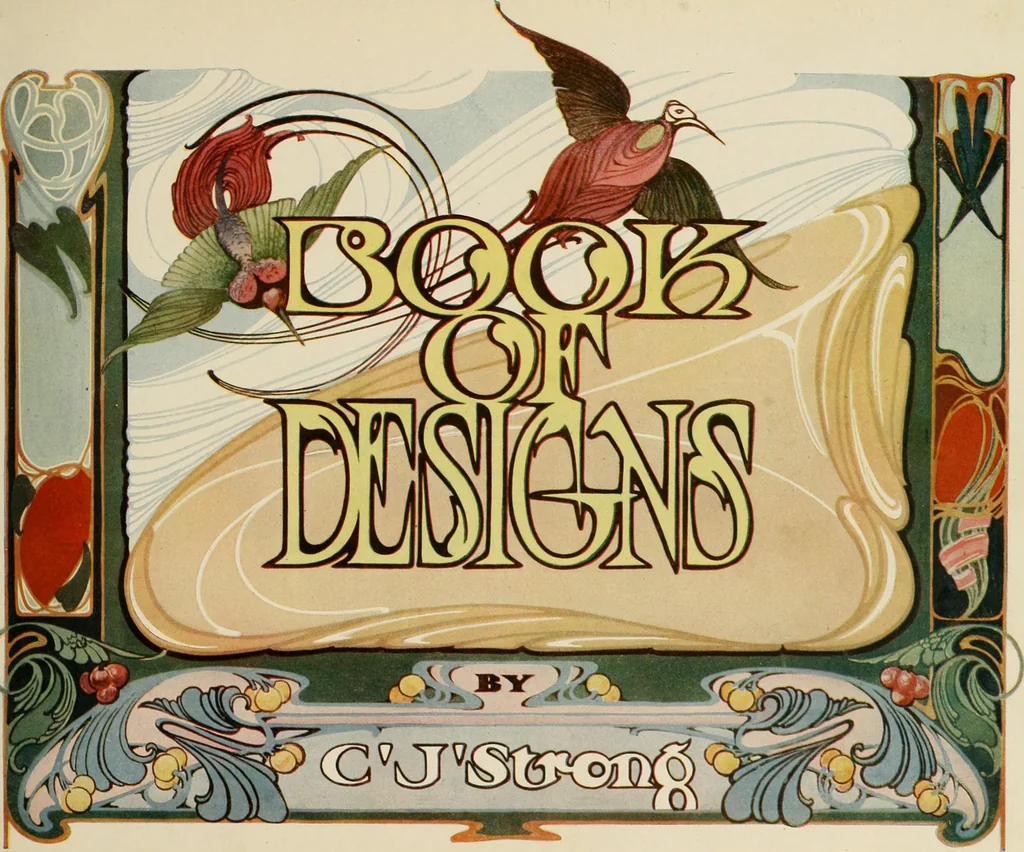 An illustration from Strong's book of designs; a masterpiece of modern ornamental art, 1917, leaf 4