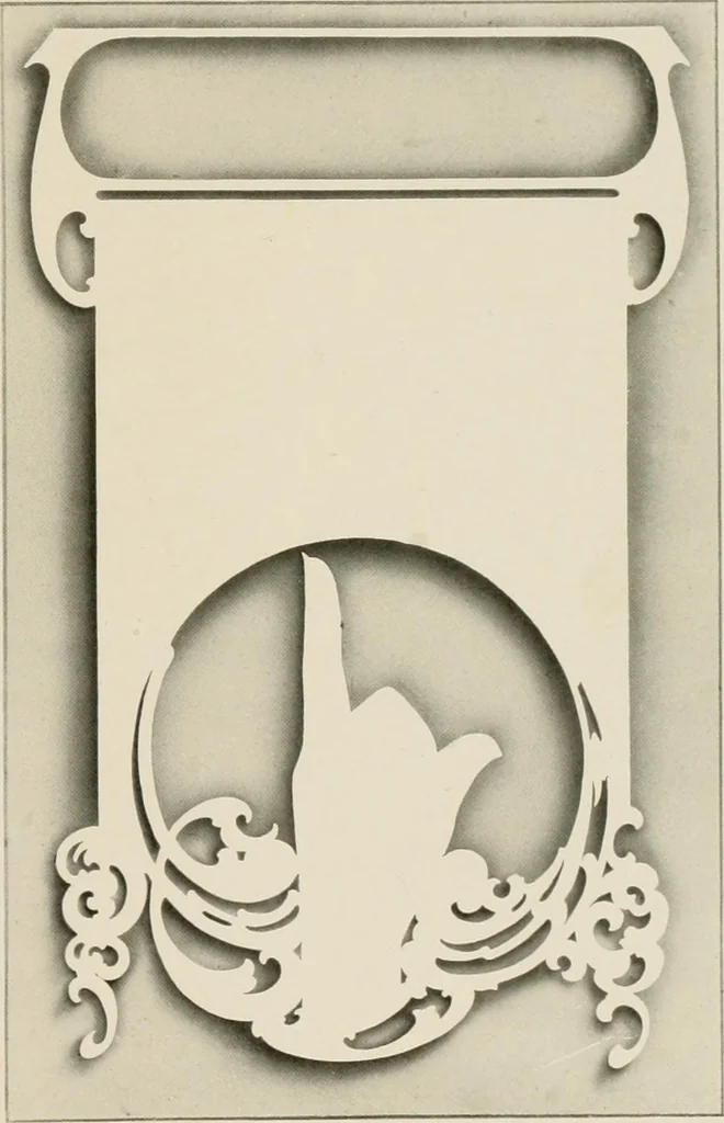 An illustration from Strong's book of designs; a masterpiece of modern ornamental art, 1917, leaf 42