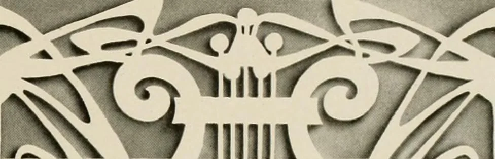 An illustration from Strong's book of designs; a masterpiece of modern ornamental art, 1917, leaf 50