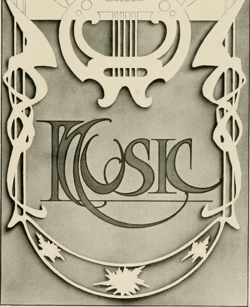 An illustration from Strong's book of designs; a masterpiece of modern ornamental art, 1917, leaf 50
