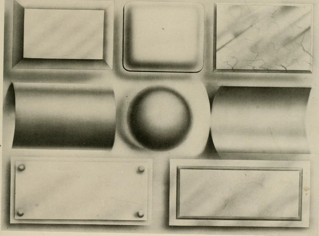 An illustration from Strong's book of designs; a masterpiece of modern ornamental art, 1917, leaf 54