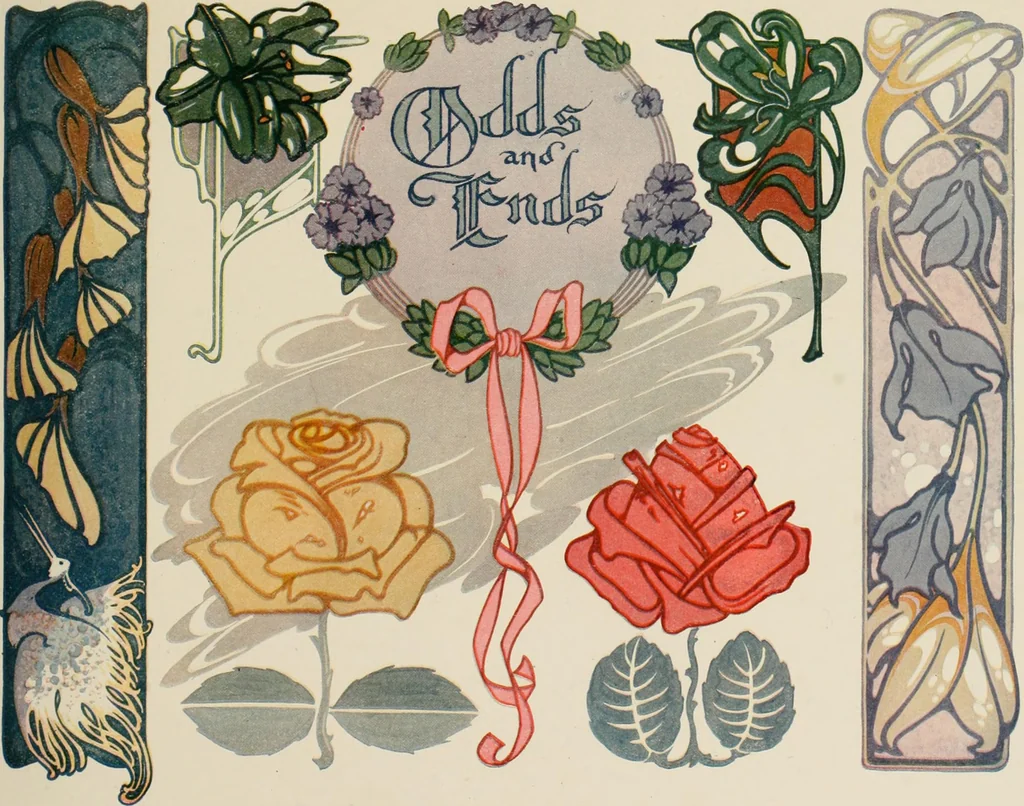 An illustration from Strong's book of designs; a masterpiece of modern ornamental art, 1917, leaf 80