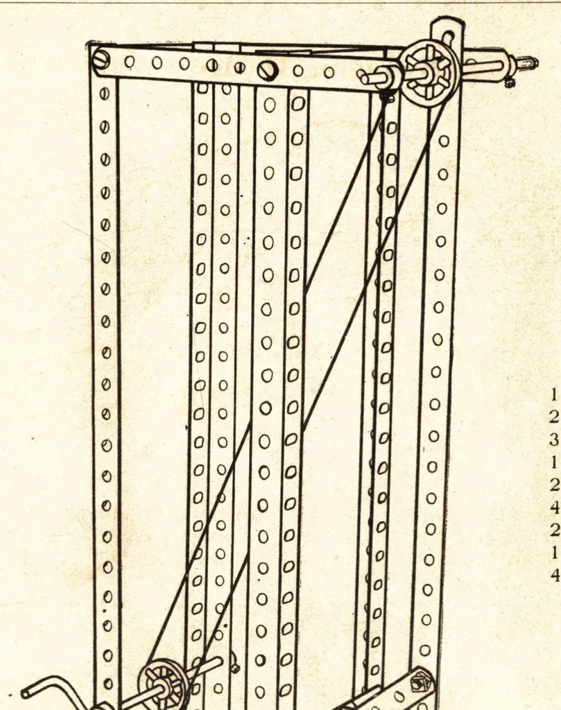 An illustration from Structo model building., 1915, leaf 43