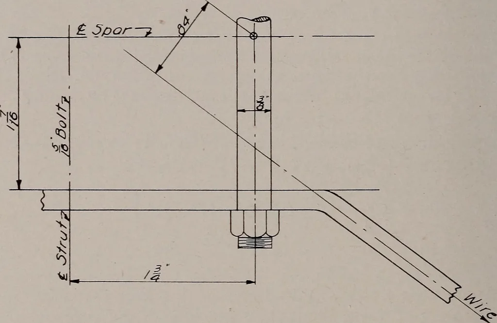 An illustration from Structural analysis and design of airplanes, 1920, leaf 103