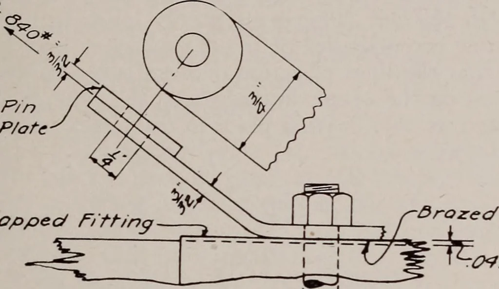 An illustration from Structural analysis and design of airplanes, 1920, leaf 160