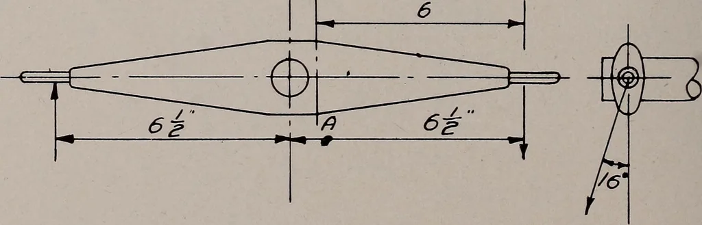 An illustration from Structural analysis and design of airplanes, 1920, leaf 203