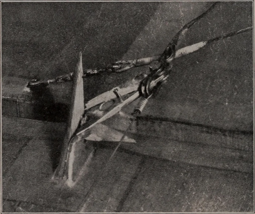 An illustration from Structural analysis and design of airplanes, 1920, leaf 223