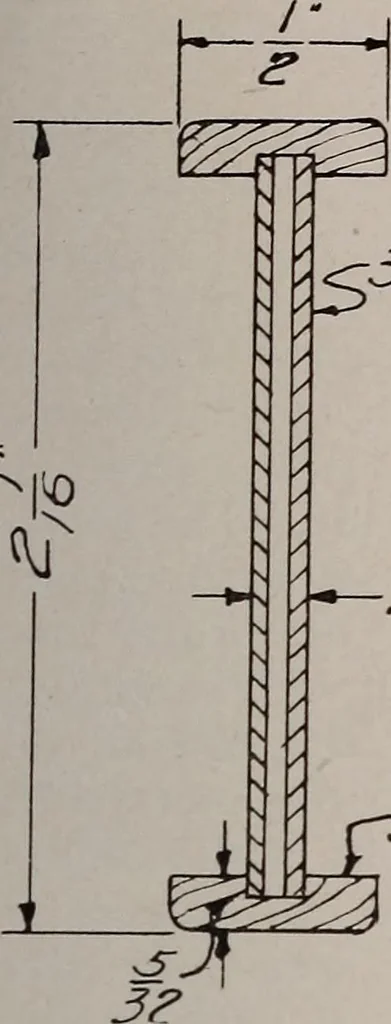 An illustration from Structural analysis and design of airplanes, 1920, leaf 230