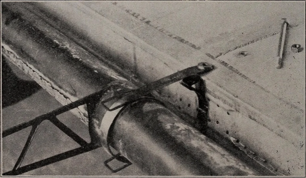 An illustration from Structural analysis and design of airplanes, 1920, leaf 241