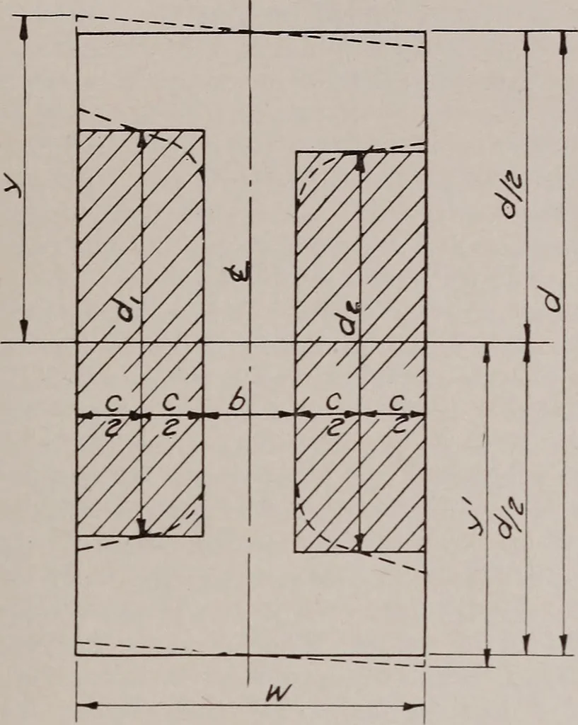 An illustration from Structural analysis and design of airplanes, 1920, leaf 72
