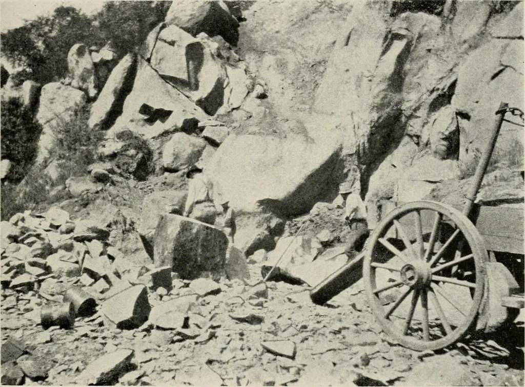 An illustration from The structural and industrial materials of California, 1906, leaf 166