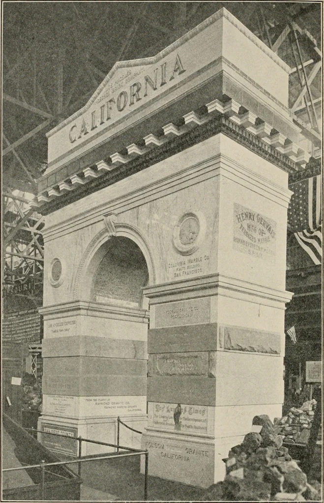 An illustration from The structural and industrial materials of California, 1906, leaf 9