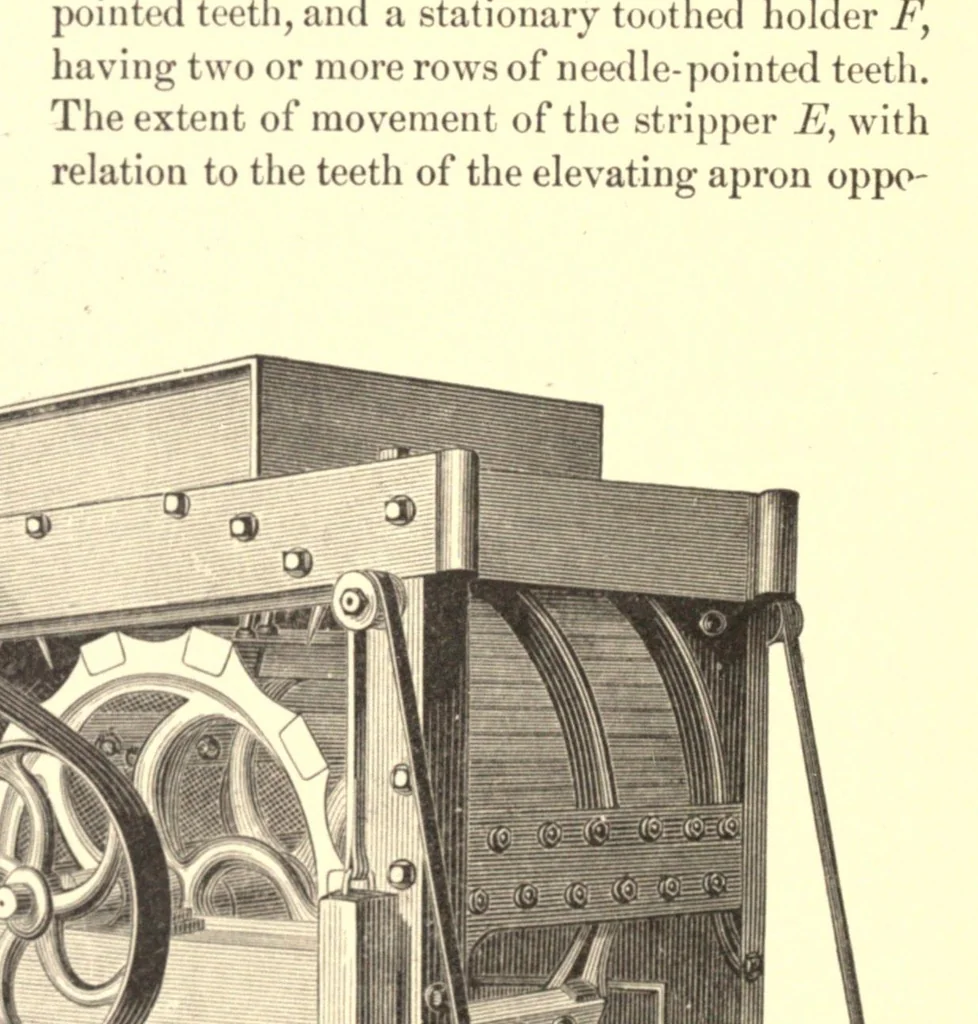 An illustration from The structure of fibres, yarns and fabrics : being a practical treatise for the use of all persons employed in the manufacture of textile fabrics, 1891, leaf 120