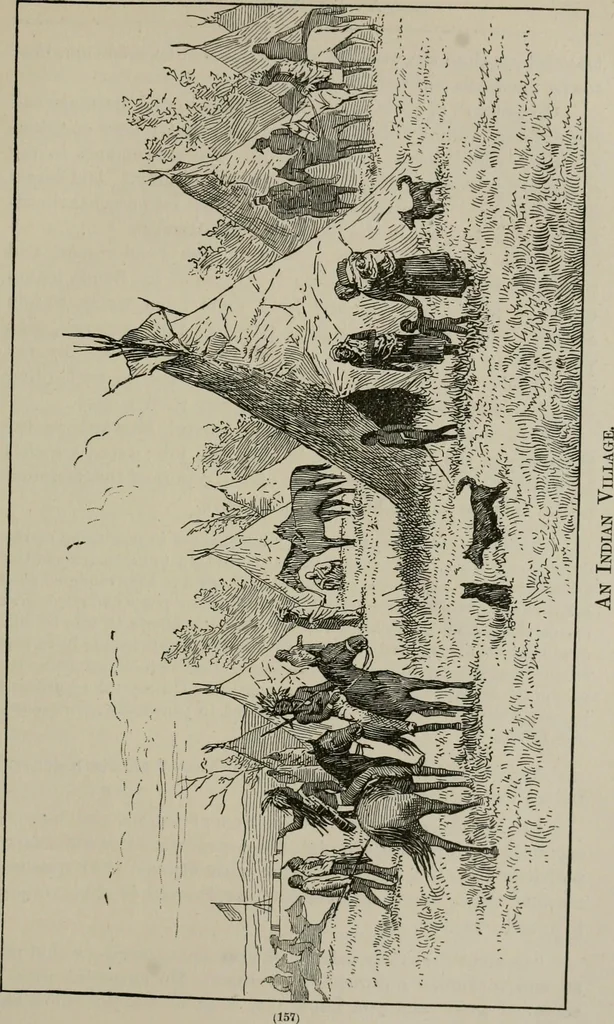 An illustration from The struggles for life and home in the North-west [microform], 1890, leaf 168