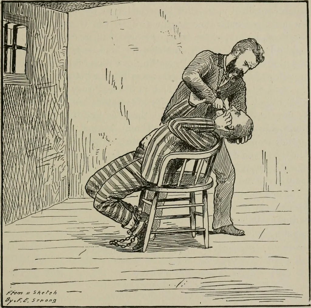 An illustration from The struggles for life and home in the North-west [microform], 1890, leaf 294