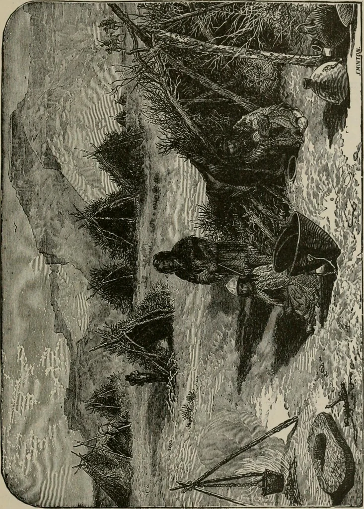 An illustration from The struggles for life and home in the North-west [microform], 1890, leaf 90