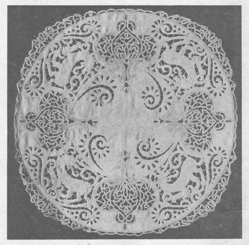 An illustration from JOURNAL DES OUVRAGES DE DAMES - N. 1/1929 - frammenti, 1929, leaf 0