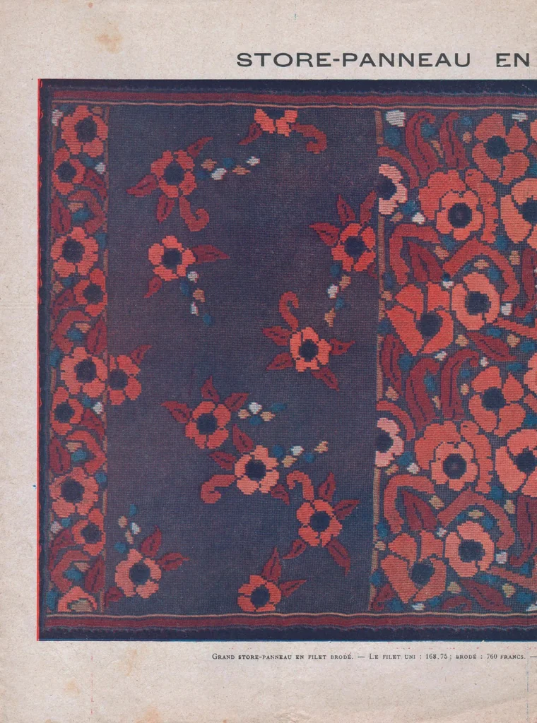 An illustration from JOURNAL DES OUVRAGES DE DAMES - N. 1/1929 - frammenti, 1929, leaf 1